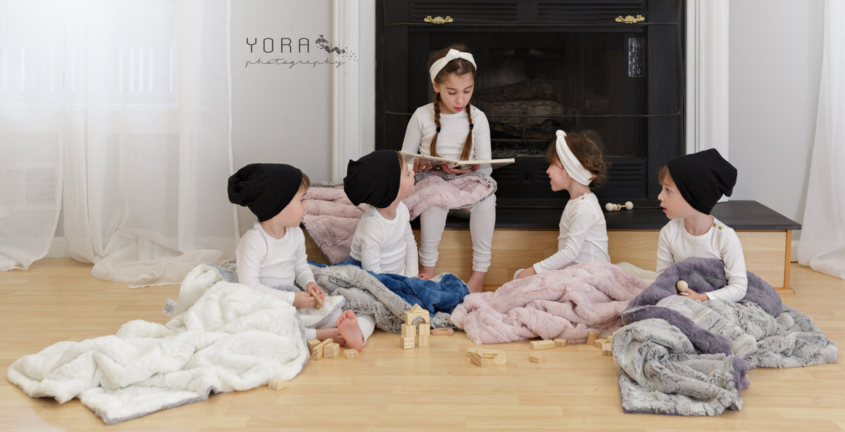 Plush Toddler Blankets Zandino couture