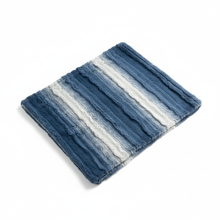 Load image into Gallery viewer, Complete 30x36 inch Rowan Jeans blanket on white background